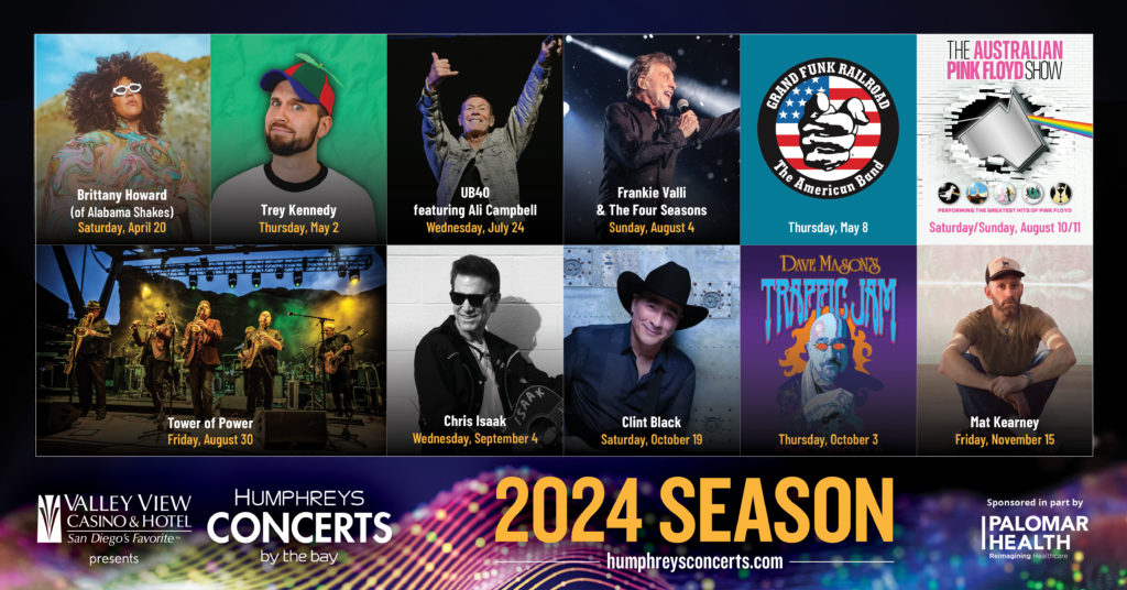 humphreys concerts by the bay 2024 schedule